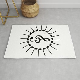 Musical Mandala Area & Throw Rug