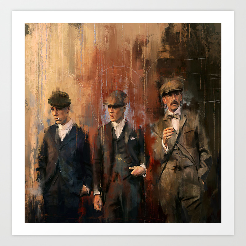 Shelby Brothers Art Print By Pauloarte Society6