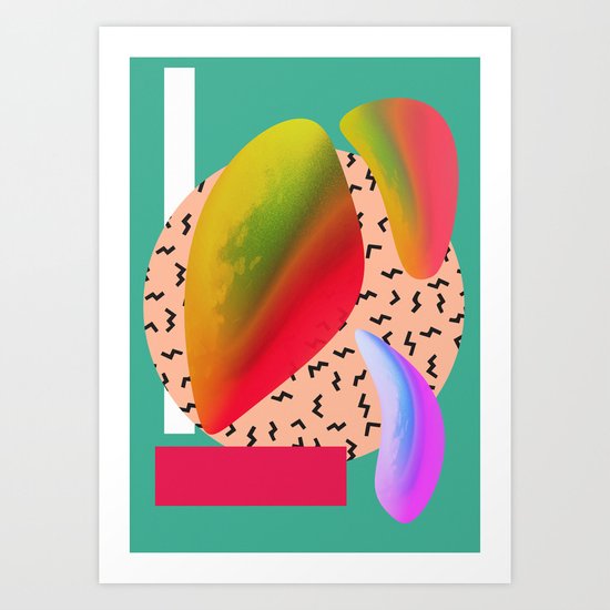 Time & Space | Abstract Art Art Print