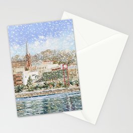 Christmas in Petoskey  Stationery Card