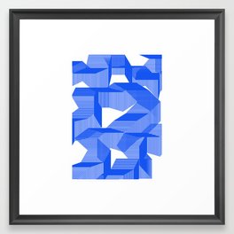 Abstract rectangles Framed Art Print