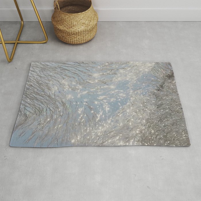 Shimmer Rug By Marisa Mckay Society6, Grey Shimmer Rug Next Day Delivery
