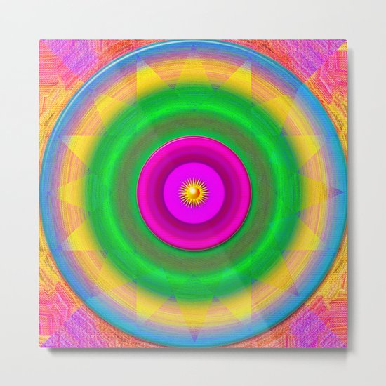 Sunshine and rainbows Metal Print