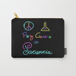 Paciencia = Paz Ciencia Carry-All Pouch | Paz, Peaceofmind, Peace, Ciencia, Drawing, Pazinterior, Showerthoughts, Digital 