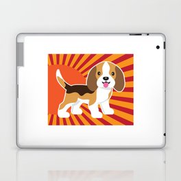 I Love My Beagle Laptop Skin