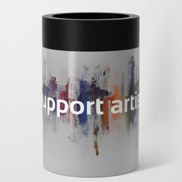 I Support Artists Mug and Notebook Can Cooler
