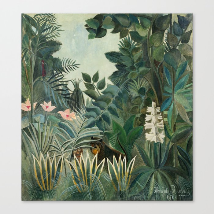The Equatorial Jungle Canvas Print