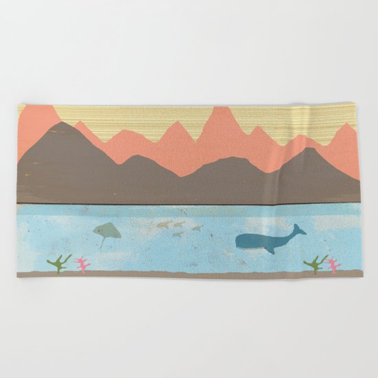 A Beautiful View Beach Towel