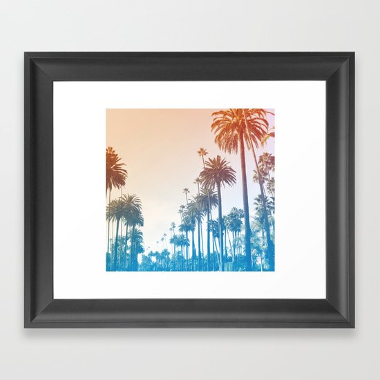 Summer in LA Framed Art Print