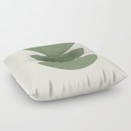 Half Circle 3 - Green Floor Pillow