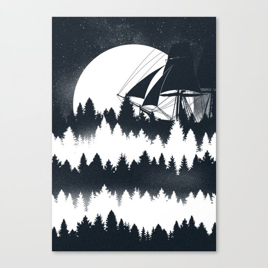 Forest Wave Canvas Print