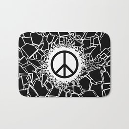 Peacebreaker Bath Mat | Hippy, Power, War, Graphicdesign, Culture, Social, Peaceful, Antiwar, Love, Spirit 