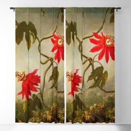 Midnight Passion Flower in a Jungle Blackout Curtain