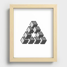 Impossible Cubes Recessed Framed Print