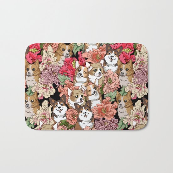 Because Corgi Bath Mat