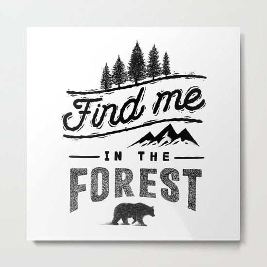 FOREST Metal Print