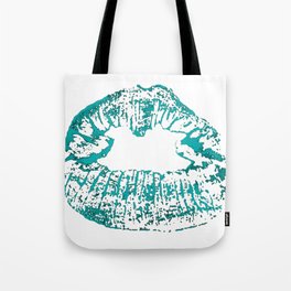 Say It In Ocean Blue Tote Bag