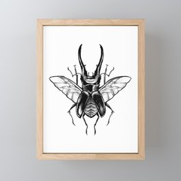 beetle Framed Mini Art Print