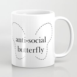 anti-social butterfly Coffee Mug