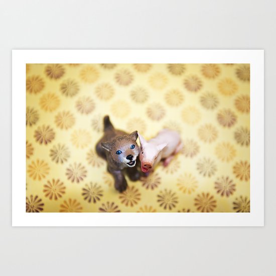 Why do we love dogs and eat pigs? Art Print