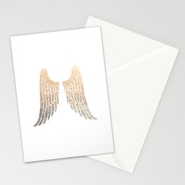 GOLD WINGS Stationery Card
