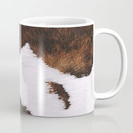 Rustic Faux Spotted Cowhide Print (x 2021, Digitally Created) Coffee Mug
