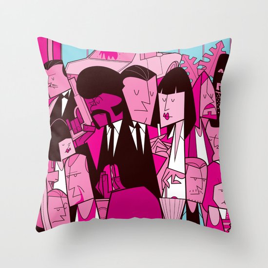 Pulp Fiction Throw Pillow