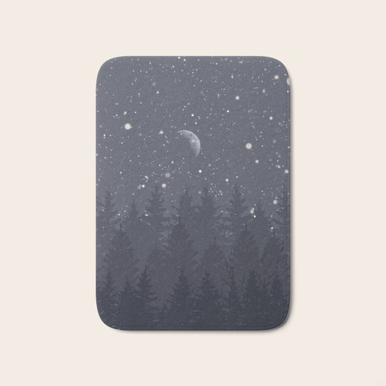Night Full Star Bath Mat