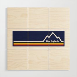 Blue Sky Basin Colorado Wood Wall Art