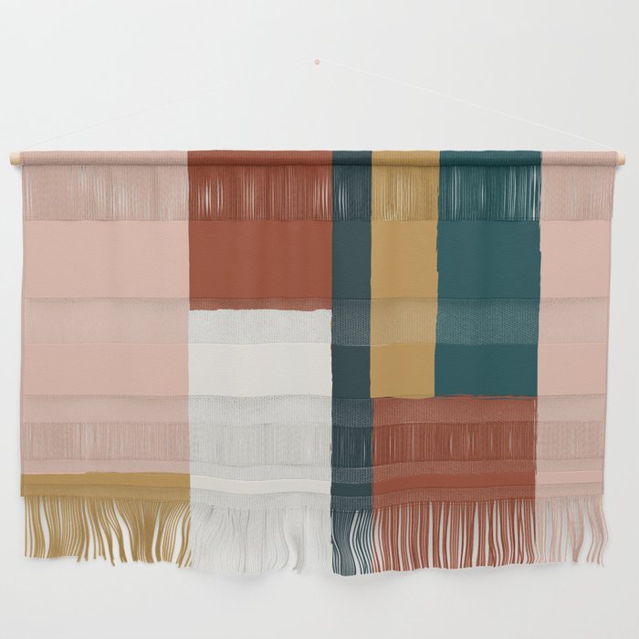 Spring Color Block Wall Hanging