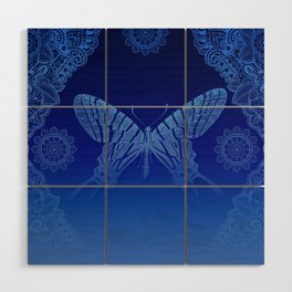Baby Baby Blue Butterfly Wood Wall Art
