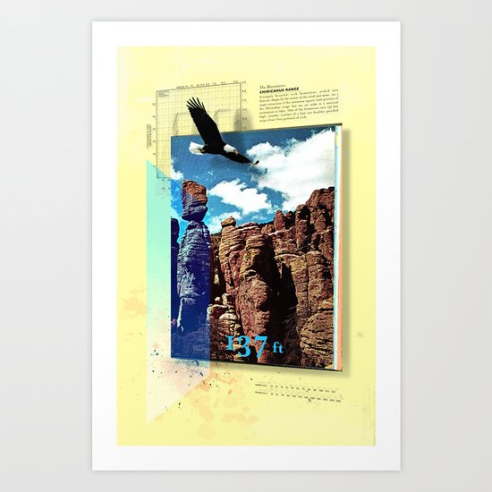 Chiricahua Range Art Print