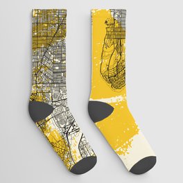 Vancouver City Map - Canada - Artistic Socks