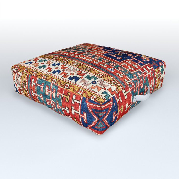 Canakkale Northwest Anatolian Dardanelles Rug Print Outdoor Floor Cushion
