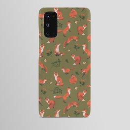 Fox Pattern (large) Android Case