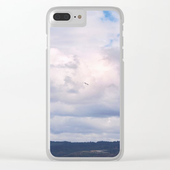 Pastel vibes 41 - El vuelo Clear iPhone Case