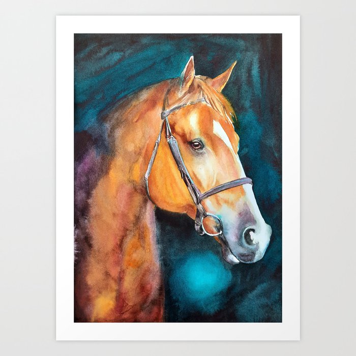 Olga- Horse Art Print