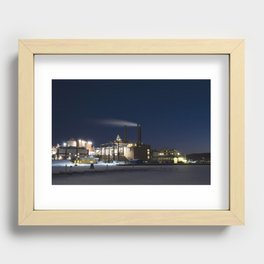 Paper mill Recessed Framed Print