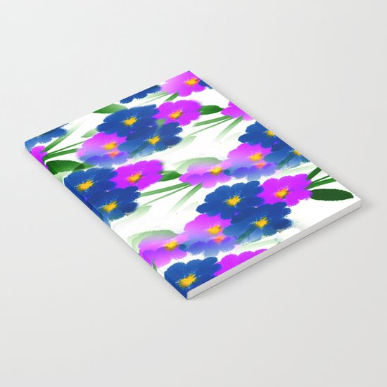 Abundance Of Painted Flowers Notebook