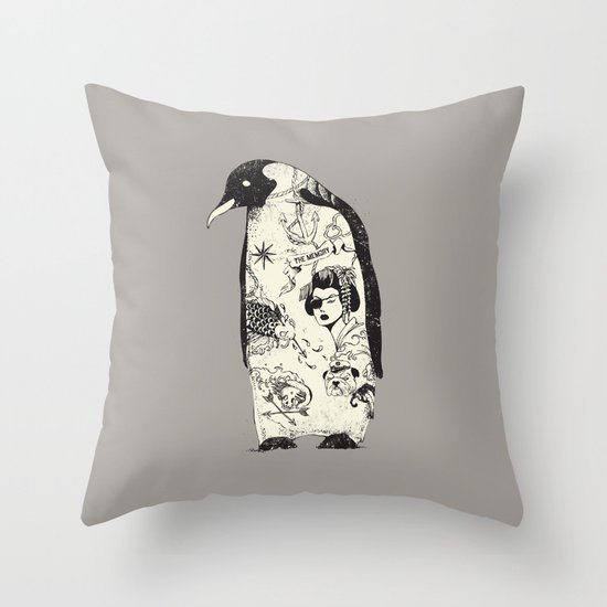 THE PENGUIN Throw Pillow