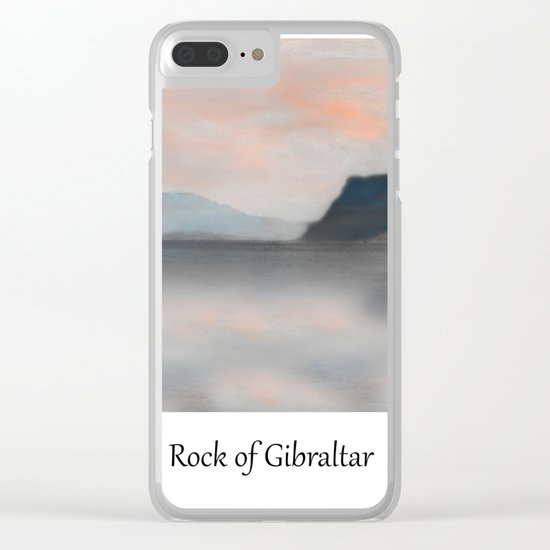 Rock of Gibraltar Clear iPhone Case