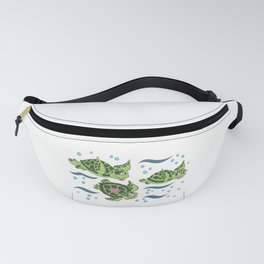  Happy Turtles  Fanny Pack