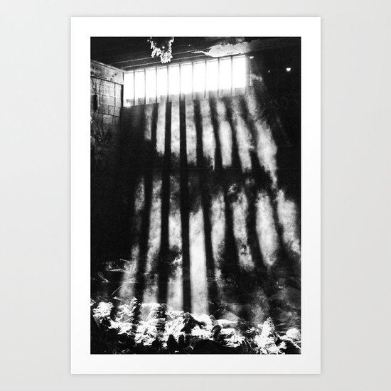 Light Beams Art Print