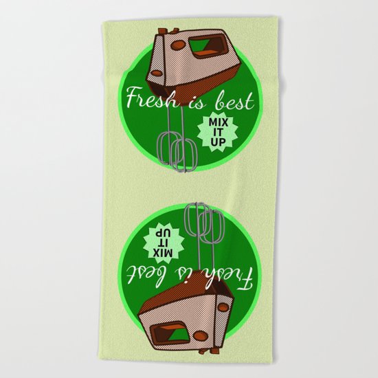 Foodie Mix it up Beach Towel