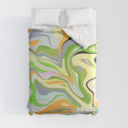 Design - 1491 Comforter | Abstract, Acrylic, 3D, Ink, Oil, Digital, Typography, Pattern, Illustration, Painting 