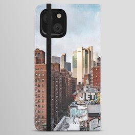 New York City Skyline Mornings | Travel Photography iPhone Wallet Case
