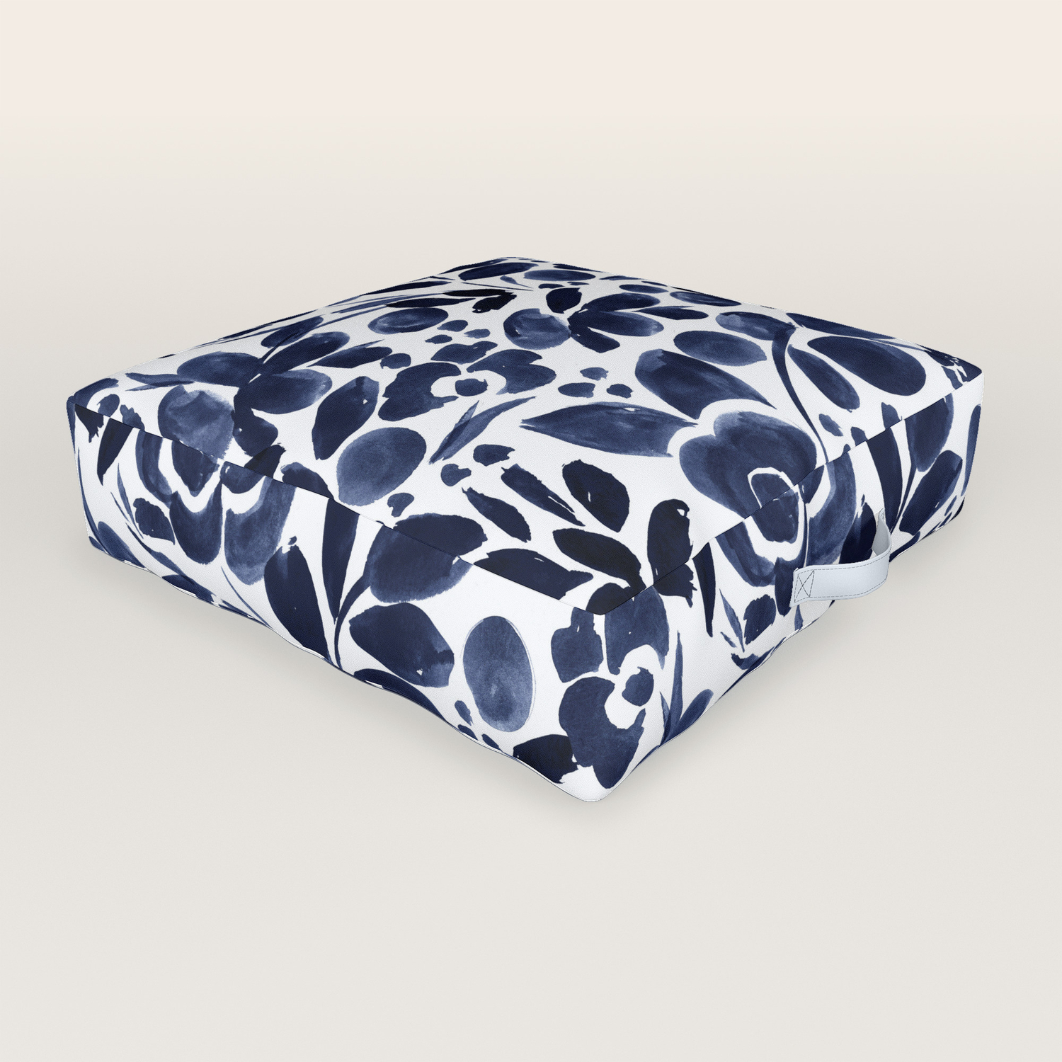 navy floor cushion