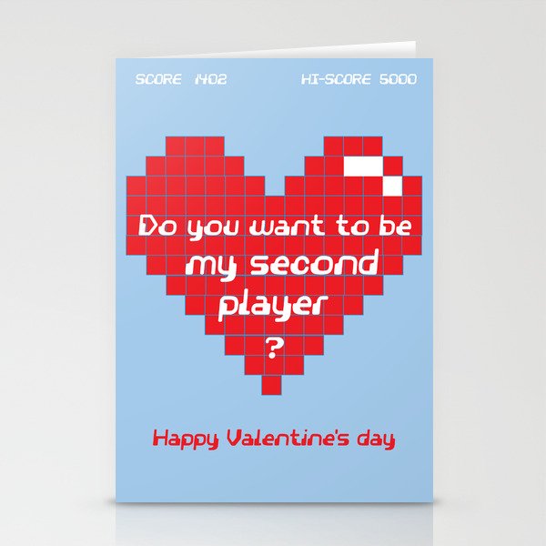 Love for Gamers Stationery Cards