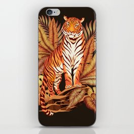 Autumn Jungle Tiger iPhone Skin
