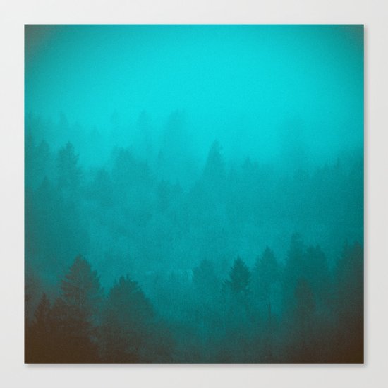 PNW Fog Forest Canvas Print